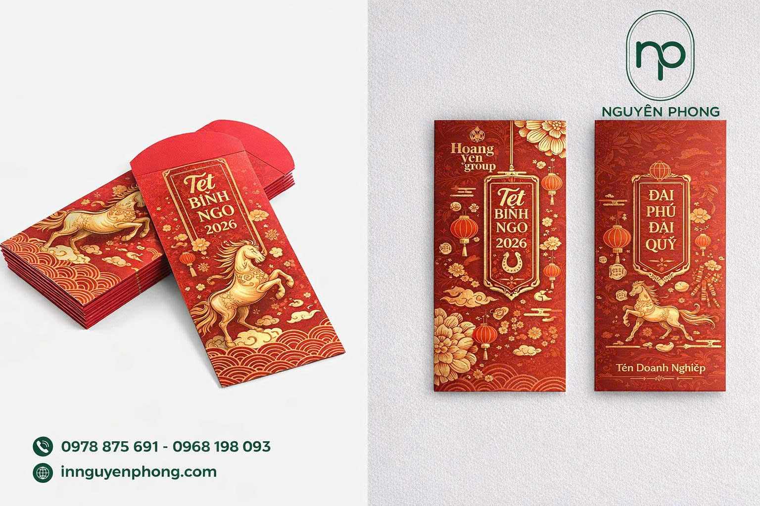 Mẫu lì xì năm mới được ưa chuộng năm 2024